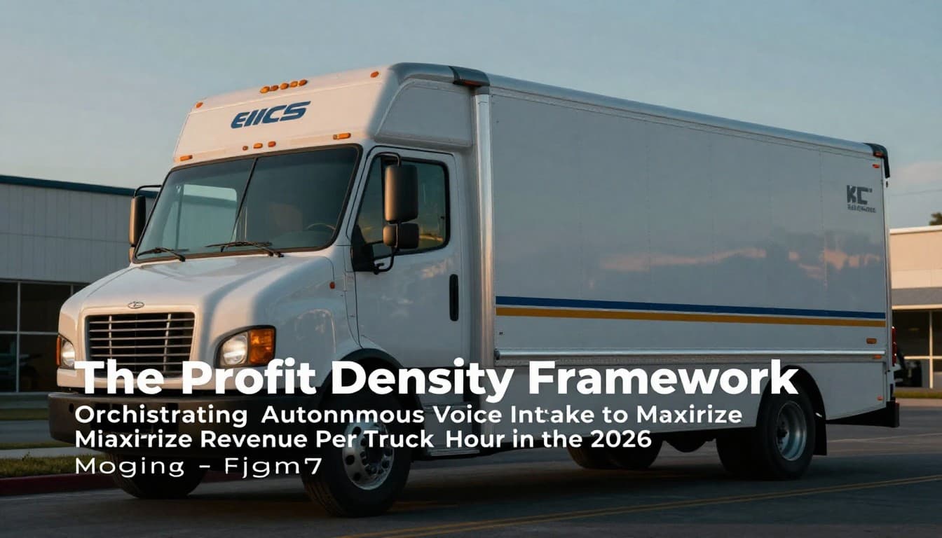 The Profit Density Framework: Orchestrating Autonomous Voice Intake to Maximize Revenue Per Truck-Hour in the 2026 Moving Economy
